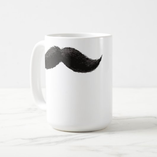 Mustache Coffee Mok (Voorkant links)