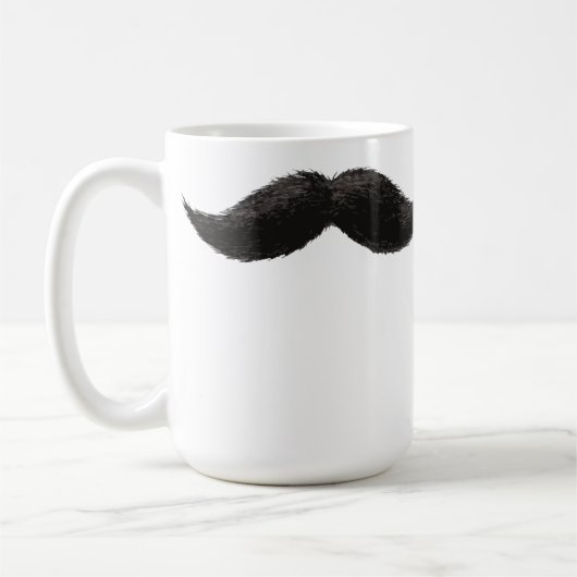 Mustache Coffee Mok (Links)
