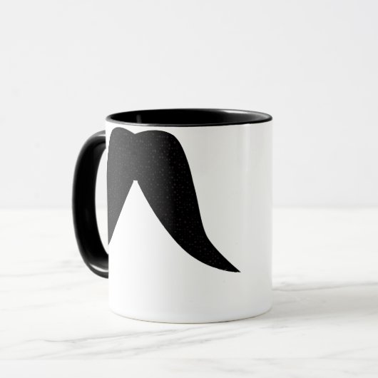 Mustache Coffee Mok (Voorkant links)