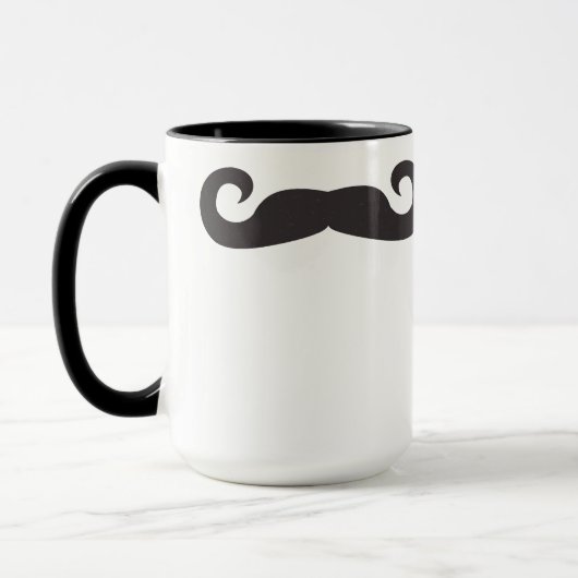 Mustache Coffee Mok (Links)
