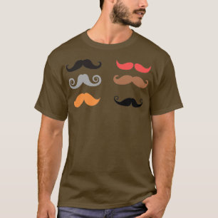 Mustache compilatie tweede mutatie t-shirt