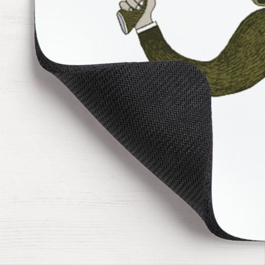 Mustache Cowboy Muismat (Hoek)