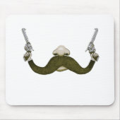 Mustache Cowboy Muismat (Voorkant)