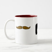 MUSTACHE CUP. TWEEKLEURIGE KOFFIEMOK (Links)