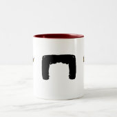 MUSTACHE CUP. TWEEKLEURIGE KOFFIEMOK (Center)