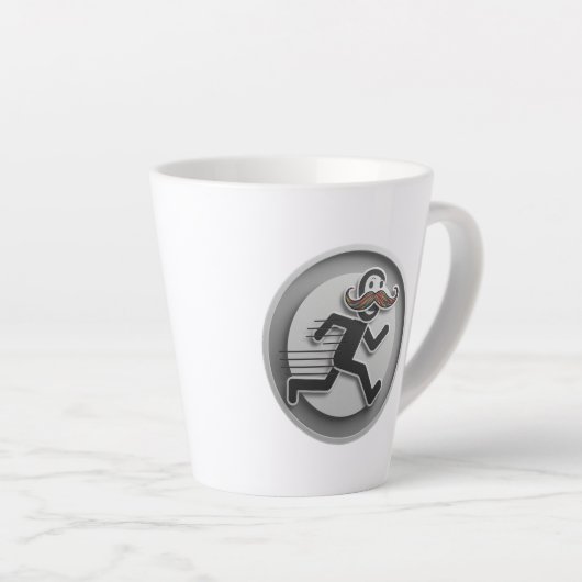 Mustache DAD Latte Mok (Rechterhoek)