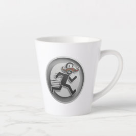 Mustache DAD Latte Mok