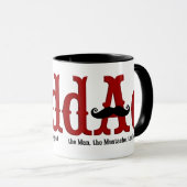 Mustache Dad Mok (Voorkant rechts)