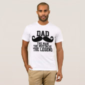 Mustache Dad T-shirts & Shirten (Voorkant volledig)
