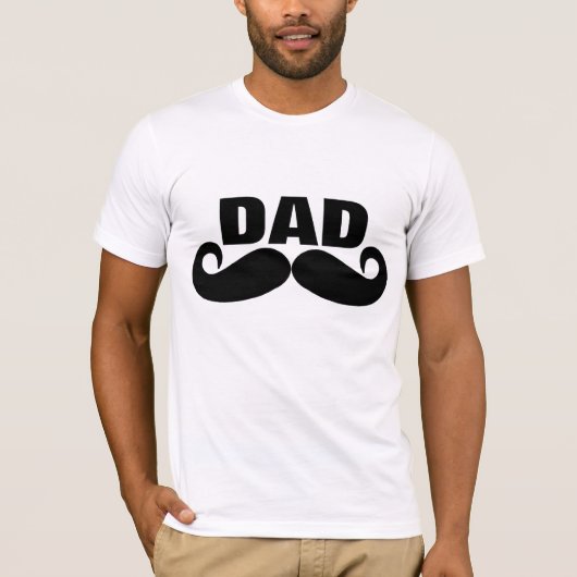 Mustache Dad T-shirts & Shirten (Voorkant)