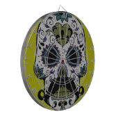 Mustache Dag van de dood Dartbord (Voorkant Links)