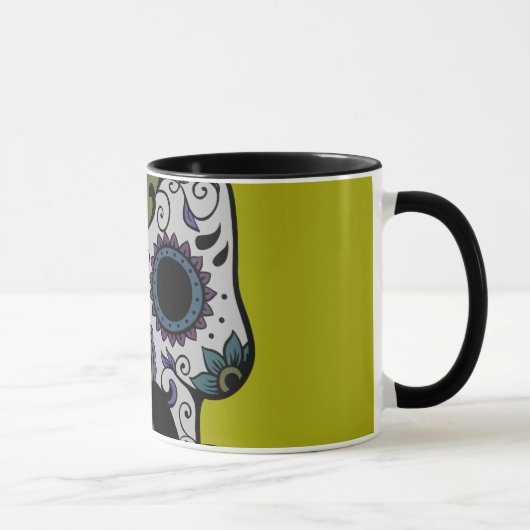 Mustache Dag van de dood Mok (Rechts)