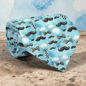 Mustache Dapper Pattern Necktie Tie Stropdas