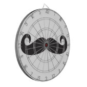 Mustache Dartbord (Voorkant Links)