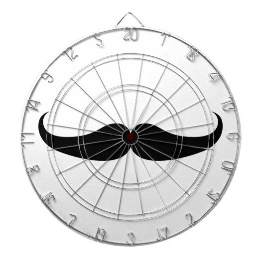 Mustache Dartbord (Voorkant)