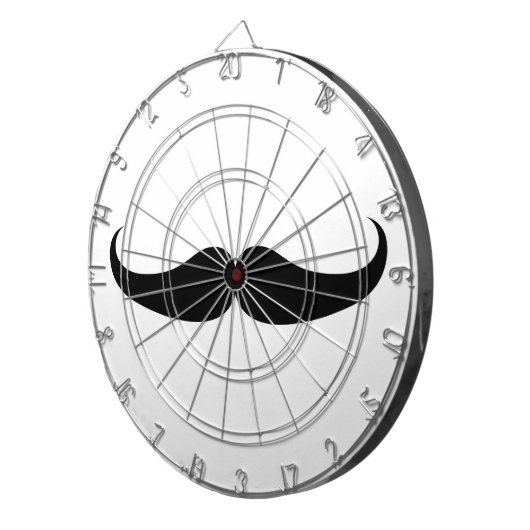 Mustache Dartbord (Voorkant Rechts)