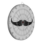 Mustache Dartbord (Voorkant Links)