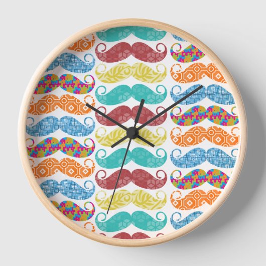 Mustache de heer Hipster  Retro (Voorkant)