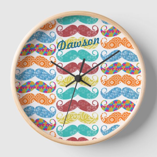 Mustache de heer Hipster  Retro (Voorkant)