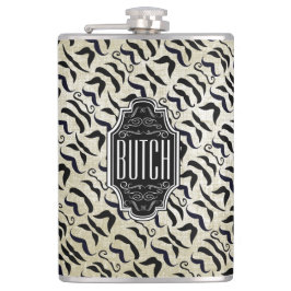 Mustache de heer Hipster  Retro Heupfles