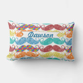 Mustache de heer Hipster  Retro Kussen (Voorkant)