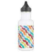 Mustache de heer Hipster  Retro Waterfles (Rechts)