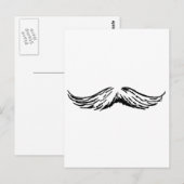Mustache de MUSEUM Zazzle Gifts Briefkaart (Voorkant / Achterkant)