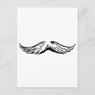 Mustache de MUSEUM Zazzle Gifts Briefkaart