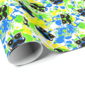 Mustache Dreidel Wrap Cadeaupapier (Rol Hoek)