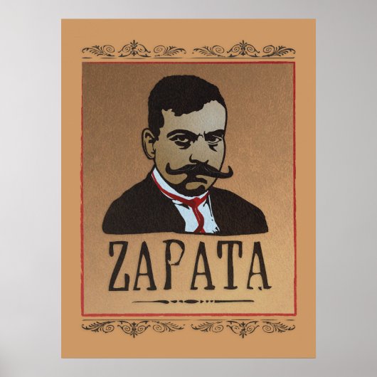 Mustache - Emiliano Zapata Poster (Voorkant)
