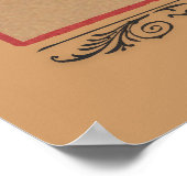 Mustache - Emiliano Zapata Poster (Hoek)