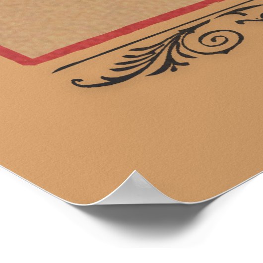 Mustache - Emiliano Zapata Poster (Hoek)