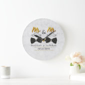 Mustache en boog voor Mr. en Mr. Grote Klok (Huis)