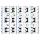 Mustache en Bow Stropdas Tafeldoek Tafelkleed (Voorkant (Horizontaal))