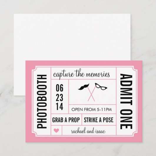 Mustache en Glasprops (Voorkant / Achterkant)