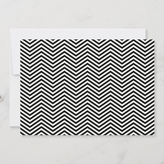 Mustache en Lips Chevron Sla de datumkaarten op Save The Date (Achterkant)