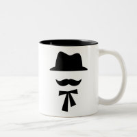 Mustache en Pet Pictogram Mok