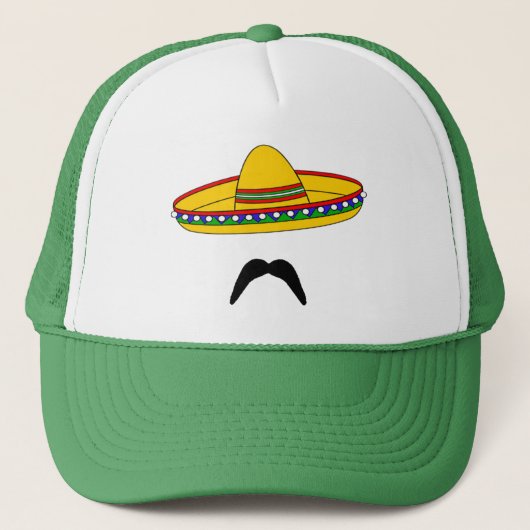 Mustache en Sombrero Cinco de Mayo Fiesta Pet (Voorkant)
