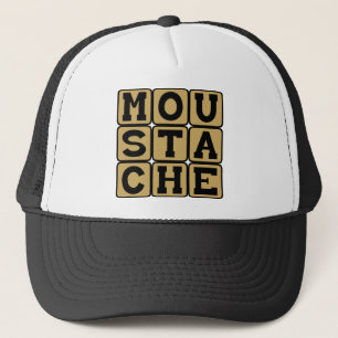 Mustache, Facial Hair Trucker Pet