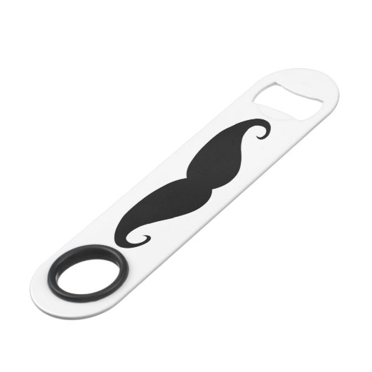 Mustache flesopener speed flessenopener (Voorkant Gekanteld)