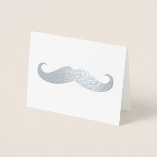 Mustache Folie Kaarten (Voorkant)