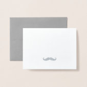 Mustache Folie Kaarten (Met envelop)