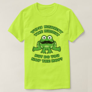Mustache Frog Hop de Hop T-shirt