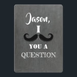 Mustache Funny Groomsman of Best Man proposal Kaart<br><div class="desc">"Bent u mijn Groomsman?" Eenvoudig grappige voorstelkaarten.</div>