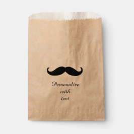 Mustache gepersonaliseerd bedankzakje