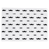 Mustache Gift Bag Large Cadeautasje (Achterkant)