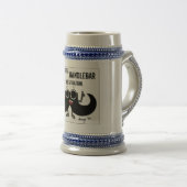 Mustache 'GOT EEN HANDLEBAR OP DE SITUATIE' Stein Bierpul (Voorkant rechts)