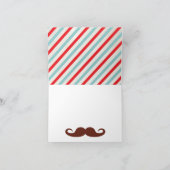 Mustache Gracias Dank je wel Bedankkaart (Binnen)