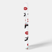 Mustache Grappig gezicht Sneeuwvlok Mistletoe Vaka Case-Mate iPhone Case (Achterkant / Links)