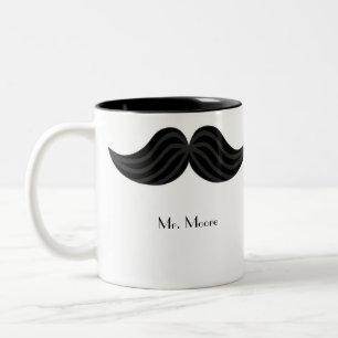 Mustache Groom's rechtshandige Mok